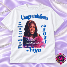 Load image into Gallery viewer, Custom Graduation T-Shirt