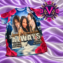 Load image into Gallery viewer, Custom All-Over Print Memorial & Celebration Shirt