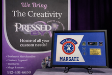 Load image into Gallery viewer, Custom Military Recruiting Award Frame | Personalized Shadow Box Display