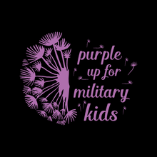 Load image into Gallery viewer, Purple Up Military Child Shirts – Multiple Styles