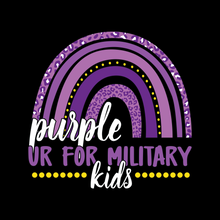 Load image into Gallery viewer, Purple Up Military Child Shirts – Multiple Styles