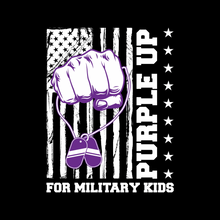 Load image into Gallery viewer, Purple Up Military Child Shirts – Multiple Styles
