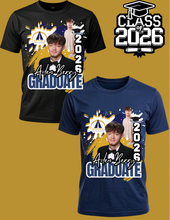 Load image into Gallery viewer, Custom Graduation Center Print Shirt
