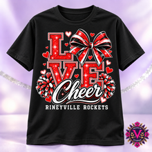 Load image into Gallery viewer, Rineyville Rockets LOVE Cheer Spirit Wear
