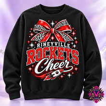 Load image into Gallery viewer, Rineyville Rockets Bow Cheer Spirit Wear
