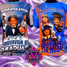 Load image into Gallery viewer, Custom All-Over Print Memorial &amp; Celebration Shirt
