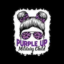 Load image into Gallery viewer, Purple Up Military Child Shirts – Multiple Styles
